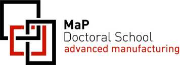 Map Doctoral School advanced manufacturing logo