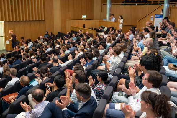 Full rows in Audi Max lecture hall